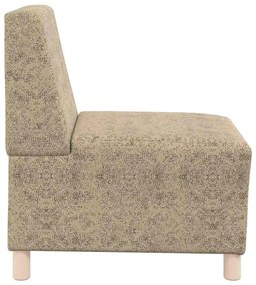 világosszürke művelúr kanapéfotel 55 cm