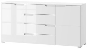 Komód Sallosa 8 (fehér + fényes fehér). 1068213