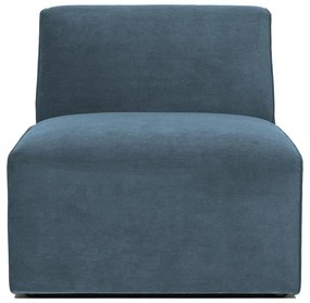 Kék kordbársony kanapé modul (középső rész) Sting – Scandic