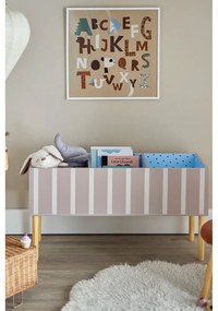 Bézs gyerek könyvespolc 90x50x30 cm Salam – Bloomingville Mini