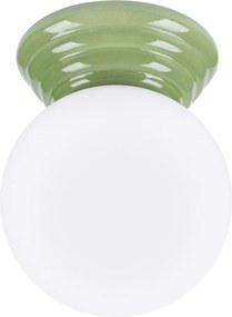 Sollux SL.1900 - ZORI fürdőszobai mennyezeti lámpatest 1xG9/8W/230V átm. 12 cm IP44 zöld