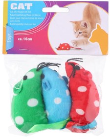 Játék macskáknak - egerek 3 db