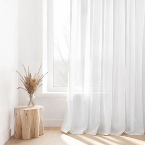 Goldea függöny – fehér, fényes hatással 300 cm