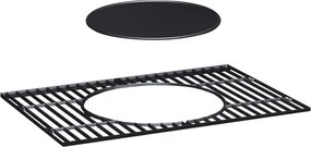 Multifunciós Avenberg GENIUS BBQ grill + öntöttvas rostély + öntöttvas grill lap + pizzakő