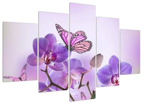 Lepke az orchideán (150x105 cm)