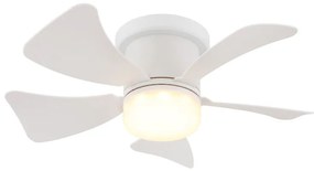 Globo Hines 03609W távirányítós mennyezeti ventilátoros lámpa, 10W LED, 3000K-6500K, 70-750 lm