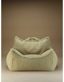 Zöld buklé gyerek babzsákfotel Chair – Wigiwama