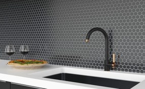 Mozaik dekorcsempe 133425 Black