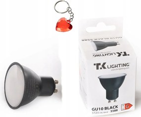 Fekete Led izzó GU10 5W Ww 3000K 5588 Tk Lighting