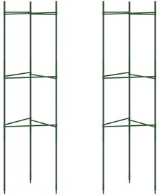2 db acél és PP paradicsom ketrec 116 cm
