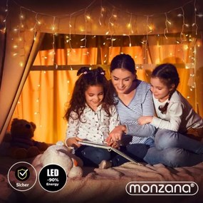 Monzana CECIL karácsonyi fényfüzér, 5m, meleg fehér