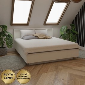 Lebegő Ágy Olaj 140X200 Fém Váz Emelhető Lemez 18MM