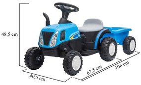 Elektromos traktor Holland kék