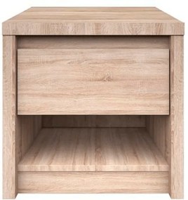 Éjjeliszekrény, DTD laminált, tölgy sonoma, NORTY