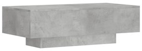 betonszürke szerelt fa dohányzóasztal 100x49,5x31 cm