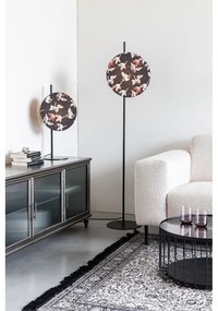 Fekete állólámpa textil búrával (magasság 158 cm) Jaylee – White Label