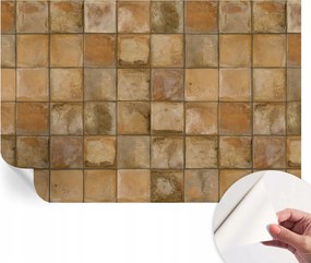 Fotótapéta Öntapadós Design Divatos Rusztikus mozaik 104x70 cm