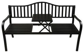 Fekete fém kerti pad Segula - Garden Pleasure