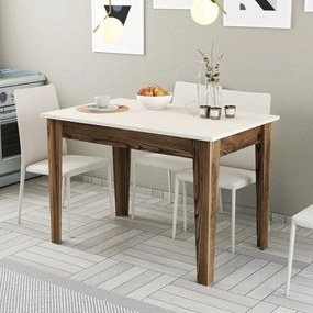 Étkező asztal Kiev 508 - Walnut, Cream