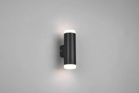 Matt fekete LED fali lámpa Ray – Trio