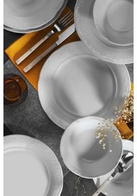 18 darabos fehér porcelán étkészlet