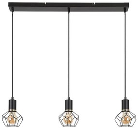 Rabalux 72242 - Csillár zsinóron FRAN 3xE27/40W/230V