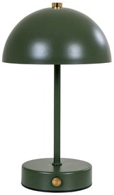 Sötétzöld LED asztali lámpa fém búrával (magasság 25 cm) Holt – House Nordic