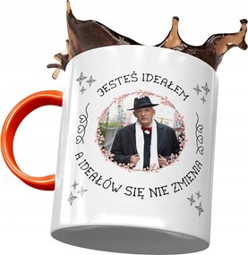 Narancssárga Janusz Corwin Mikke bögre Ajándék Nyomtatott Fotóval