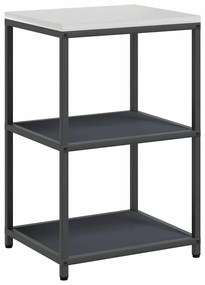 Konyhai Tároló Készlet ajtóval 2 pcs Antracit 150 x 50 x 92 cm