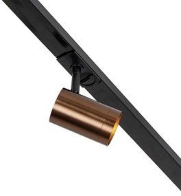 Modern 1 fázisú sínrendszer 5 Wifi GU10 sötét bronzzal - Jeana