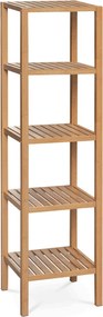 Barna tömörfa polcállvány – modern regál DR-011-3