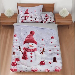 Egyszemélyes háromrészes ágyneműhuzat 140x200 cm Snowman – My House