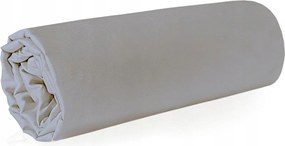 Nova gumi nélküli szatén lepedő 160x210 Eurofirany ezüst