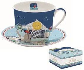 R2S.1454SEAD Porcelán reggelizőcsésze+alj 400ml, dobozban, Sea Dreams, Atmosphere