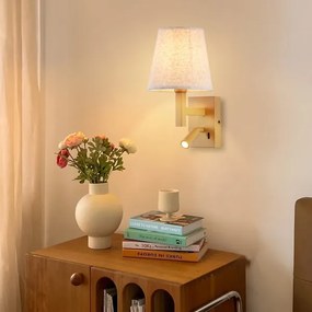 Brilagi - LED Fali lámpa DEYA 1xE14/40W/230V + LED/3W len/arany