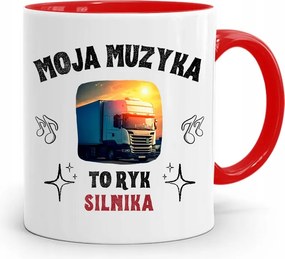 Sofőr Tira Bögre Piros Ajándék fényképes nyomtatással