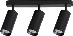 Mica Spot lámpatest fekete 3xGU10