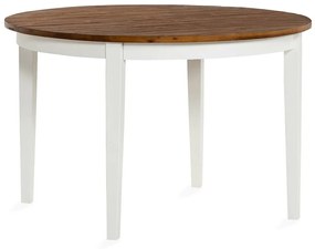 Asztal Riverton 692Érett tölgy, Fehér, 76cm, Fa, Fa