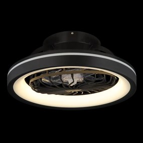 Globo Deanne 03665 távirányítós mennyezeti ventilátoros lámpa, 40W+6W RGB LED, 2700K-6500K+RGB, 2400 lm