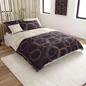 Pamut ágynemű BUBBLES BLEND fekete Ágyneműhuzat mérete: 70 x 90 cm | 140 x 200 cm