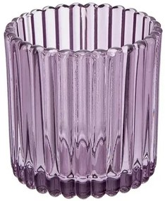 Altom Tealight üveg gyertyatartó teagyertyához, átmérő 8,5 cm, lila, 8,5 cm