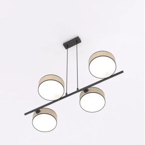 DRUMZ kábeles csillár 4xE14/10W/230V bézs