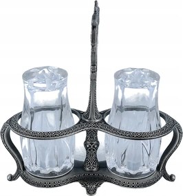 Fűszertartó szett, ezüst színű