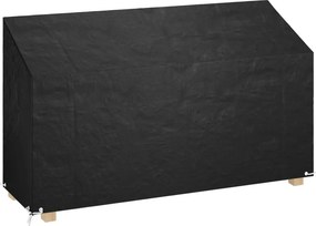 vidaXL polietilén kerti pad huzat 12 fűzőlyukkal 210x70x70/88 cm