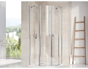 Ravak XA247701010 - ELIPSO negyedkör alakú zuhanytálca 90x90 cm fehér