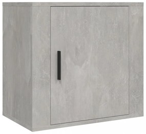 betonszürke falra szerelhető éjjeliszekrény 50x30x47 cm