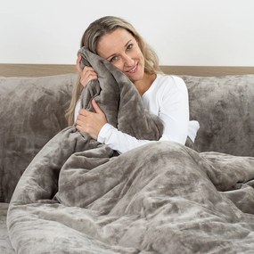 4Home mikroflanel ágyneműhuzat szürke, 140 x 200 cm, 70 x 90 cm, 140 x 200 cm, 70 x 90 cm