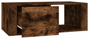 füstös tölgy színű fatermék dohányzóasztal 100x50,5x35 cm