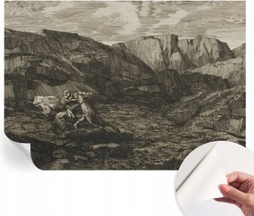 Dekoratív öntapadós fotótapéta Hálószobába Hegyi utazás 312x219 cm