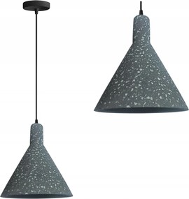 Függő Mennyezeti Lámpa Beton Terrazzo Szürke